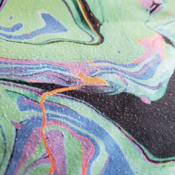 Stay Rad Marble Tie Dye Set4Lyfe Purple Green Blue JG Joggers Large - Picture 12 of 16